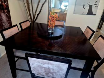 Dining room table and chairs