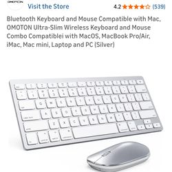 Bluetooth keyboard and mouse
