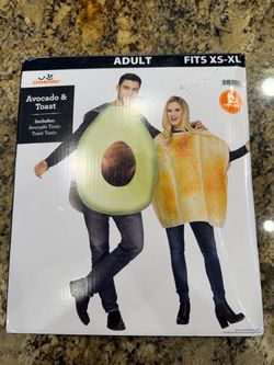 Halloween Costume Adult Avocado & Toast **LIKE NEW**