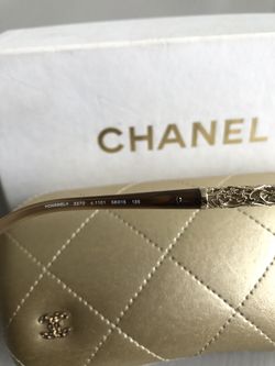 NEW CoCo Chanel Bijou Eyeglasses w/ Gold Filigree 3270 c.1101 for