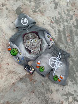 Rare streetwear ETC set grey