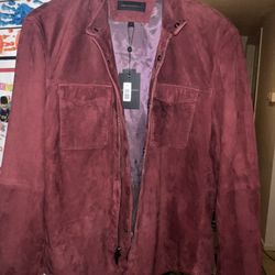 John Varvatos 100% Suede Jacket