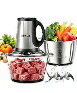 SPZTJK 3-Speed Electric Food Processor: