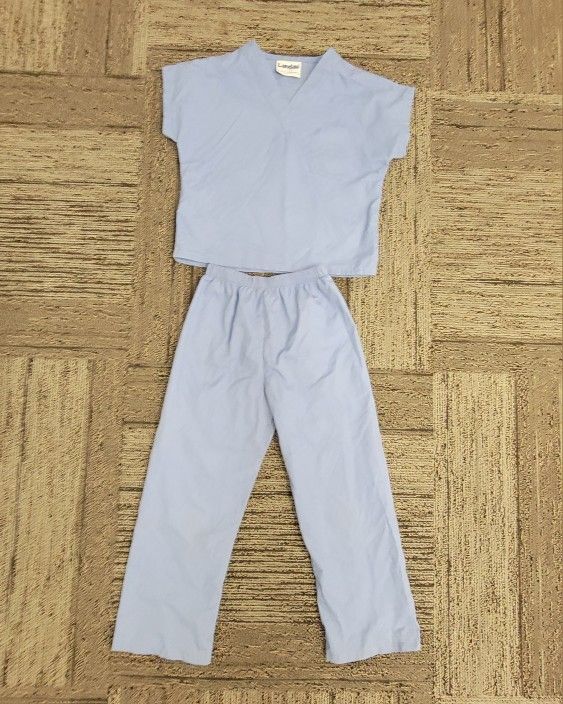 Kids' Medical Uniform Scrub Set size 7