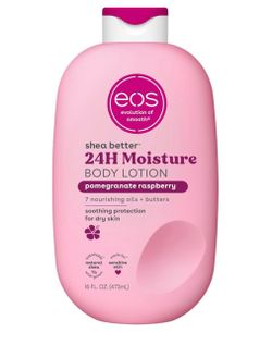 eos 24H Moisture Shea Better Body Lotion- Pomegranate Raspberry, 16 fl oz