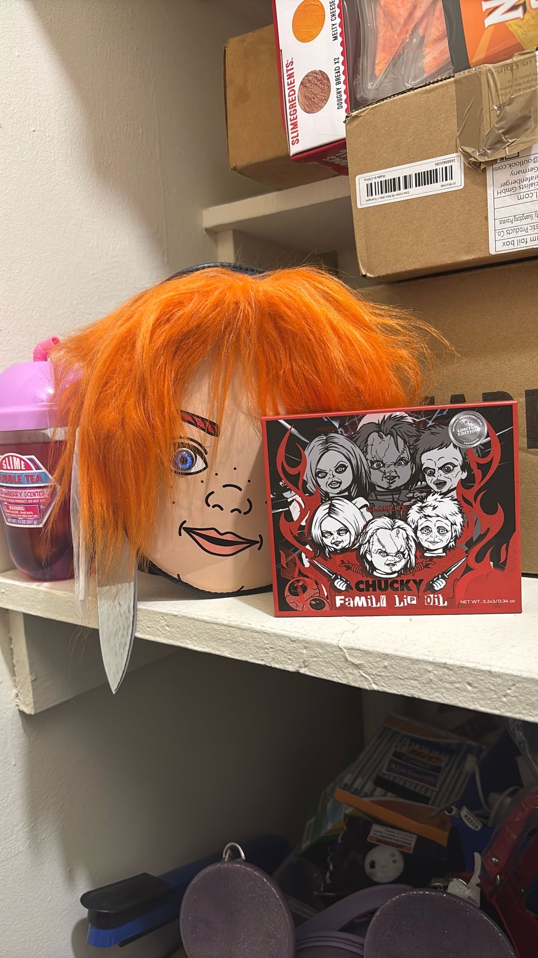 Chucky bag and lipgloss