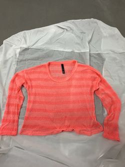 Pink Sheer Sweater (Live, Love, Dream), Fair Condition