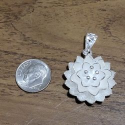 Brahma Flower 925 Silver Pendant