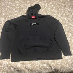 supreme arabic logo hoddie 