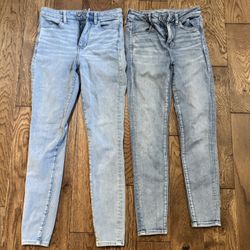 American Eagle Stretchy Skinny Jeans Jeggings Size 4