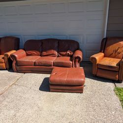 Rustic Leather Set