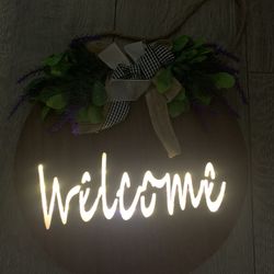 Welcome Sign for Front Door