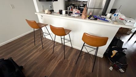 burnt orange barstools