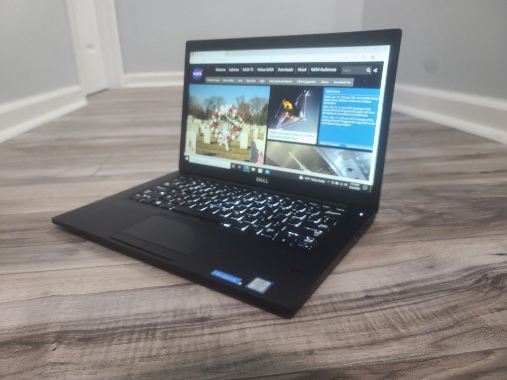 Fast High End Dell Ultrabook Laptop w/ 16GB Ram. Backlit Keyboard