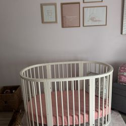 V2 Stokke Beautiful Crib + Mattress White