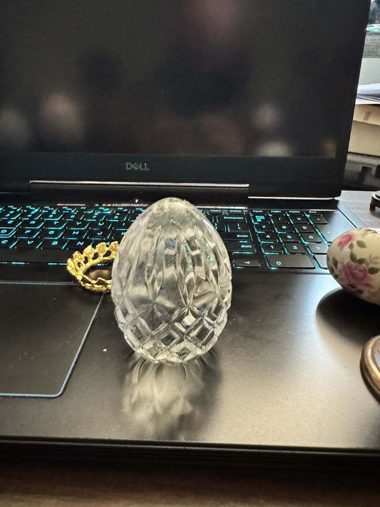 Waterford Crystal egg Paper weight