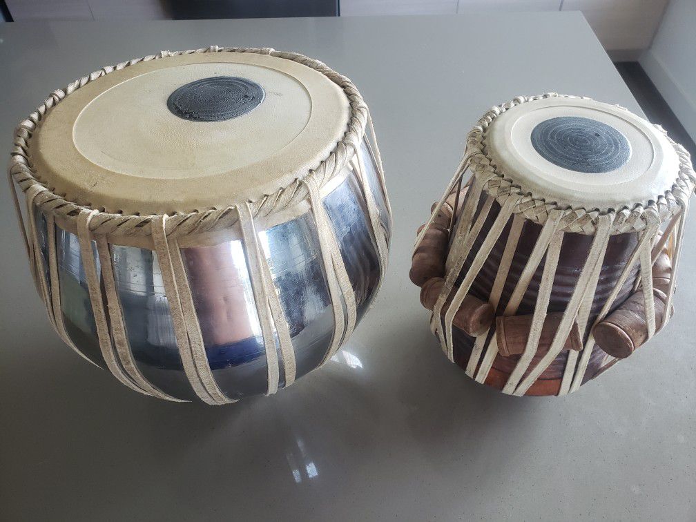 Tabla Drums With Travel Case And Accessories 
