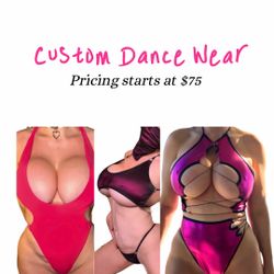 Custom spicy dance wear
