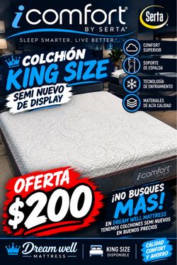 Colchon king size 🔆🩵