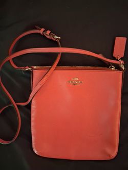 Coach Leather Crossbody Bag
