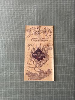 Harry Potter Marauder’s Interactive Map Souvenir