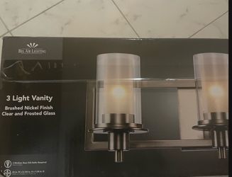 New in box Bel Air lighting vanity bru