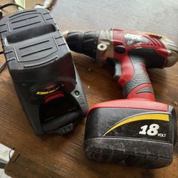 18v Drill With Extra Battery