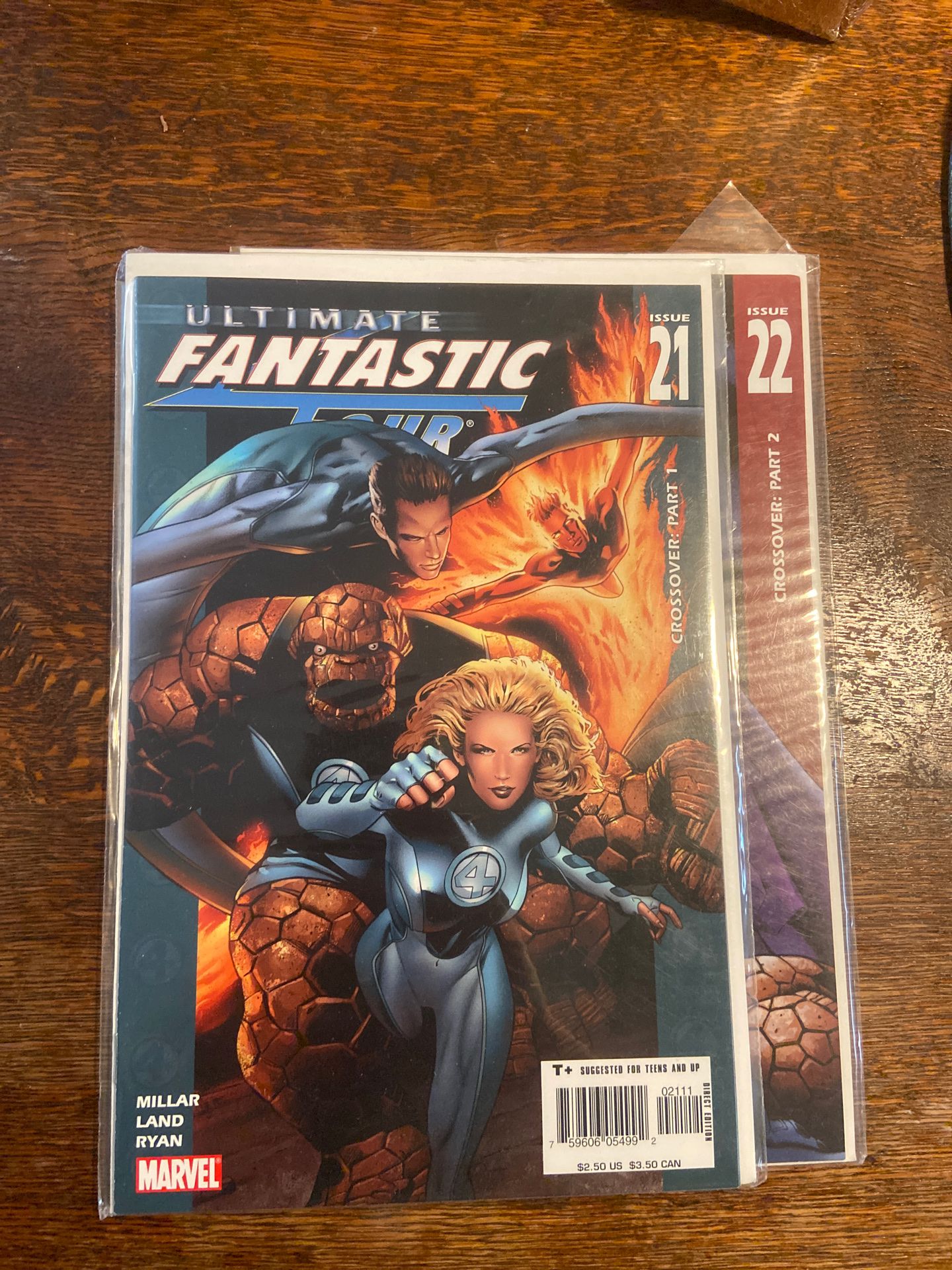 Ultimate Fantastic Four 21-22 Marvel comics first Marvel Zombies