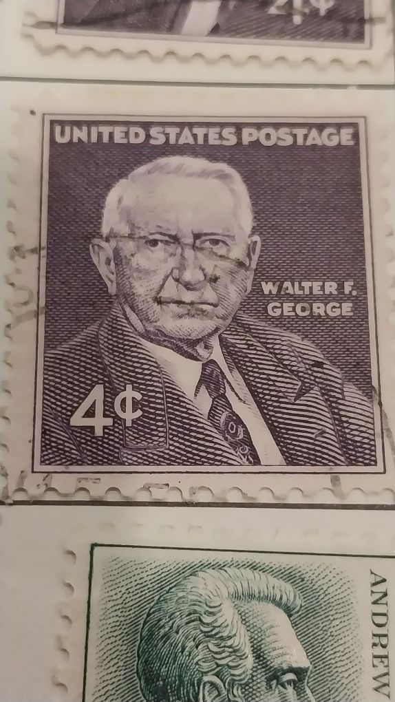 Stamp USA Walter F. George 4 Cent Collectible  Free Shipping