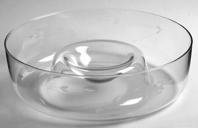 Crystal Chip and Dip Bowl ~ Princess House