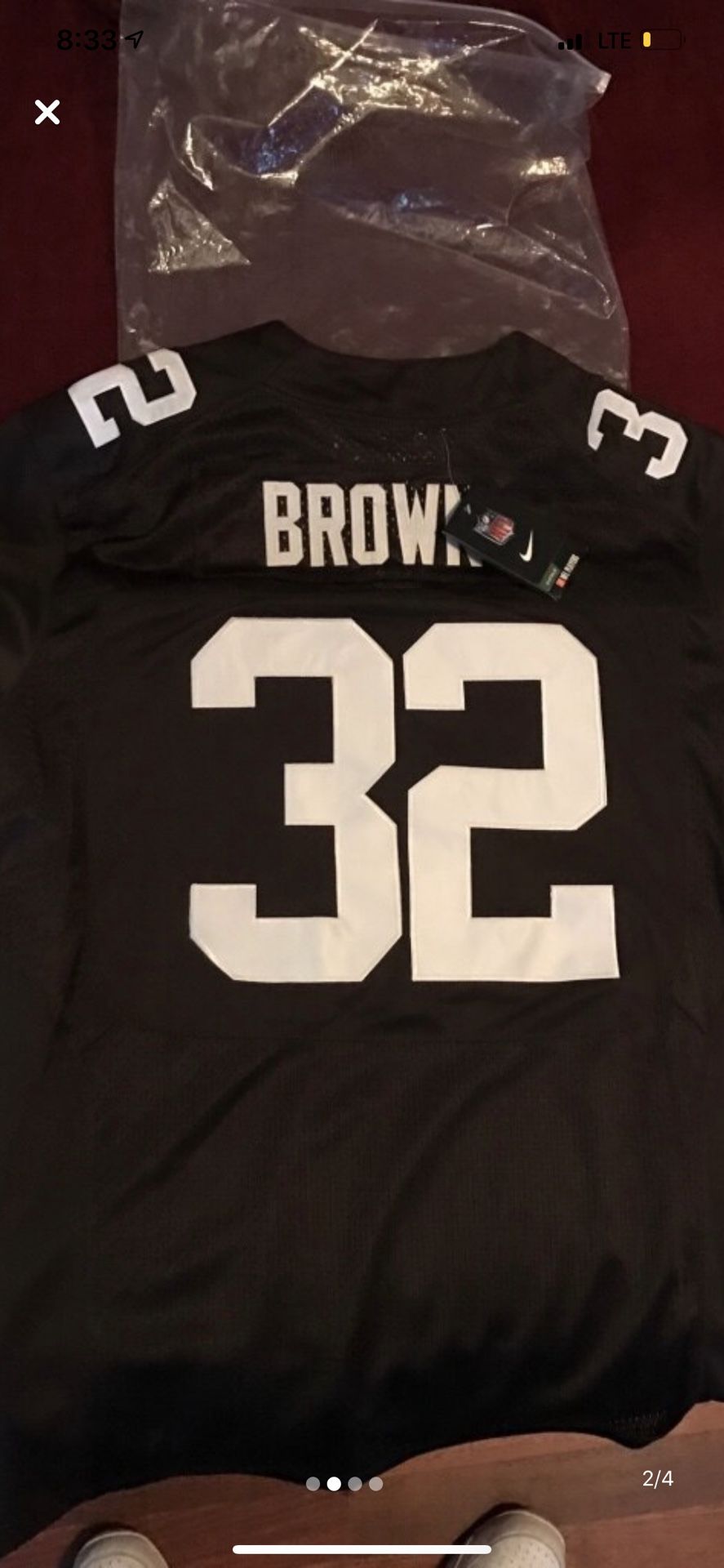 Jim Brown Nike Jersey