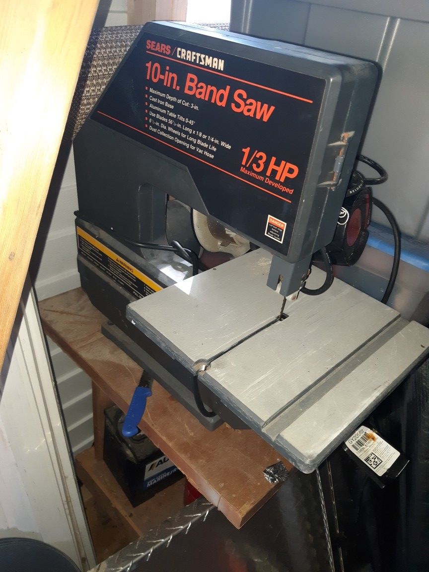 10 in band saw.
