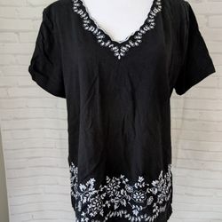 Karen Scott Top Size L