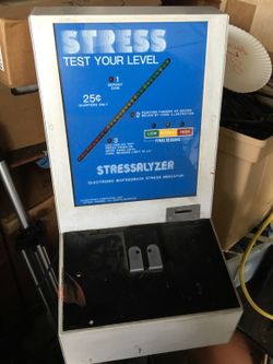 Stress meter on stand