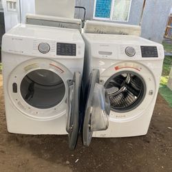 Washer And Gas Dryer Brand Samsung Heavy Duty Everythin Works 3 Months Of Guarantee