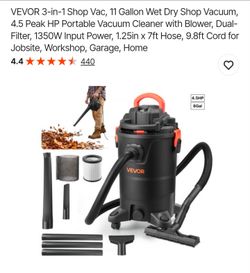VEVOR 3-in-1 Shop Vac