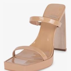 Jeffrey Campbell Hustler  Nude Heels Size 7 