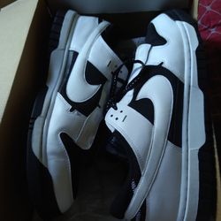 Black And White Nike Dunk Jumbo Size 13 Mens