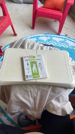 Wii balance board and Wii fit plus