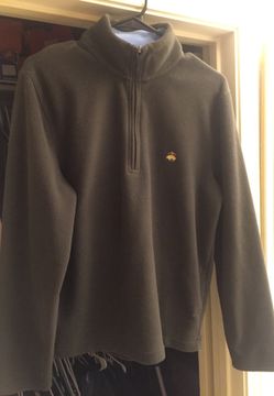 Brooks brothers fleece pullover jacket
