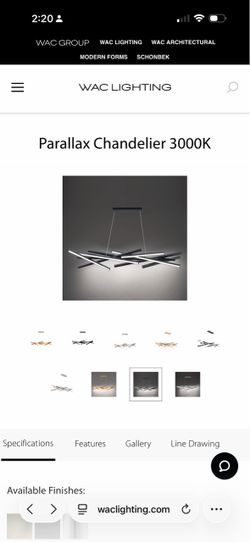 WACLIGHTING chandelier black