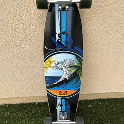 Punked Wave 40 inch Pintail Longboard Skateboard 70mm Wheels - great condition!  