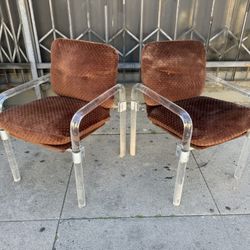 “Pipe line Series II Chairs” In Molded Lucite By Jeff Messerschmidt 