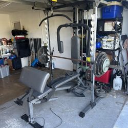Heavy Duty Olympic Weight Home Gym