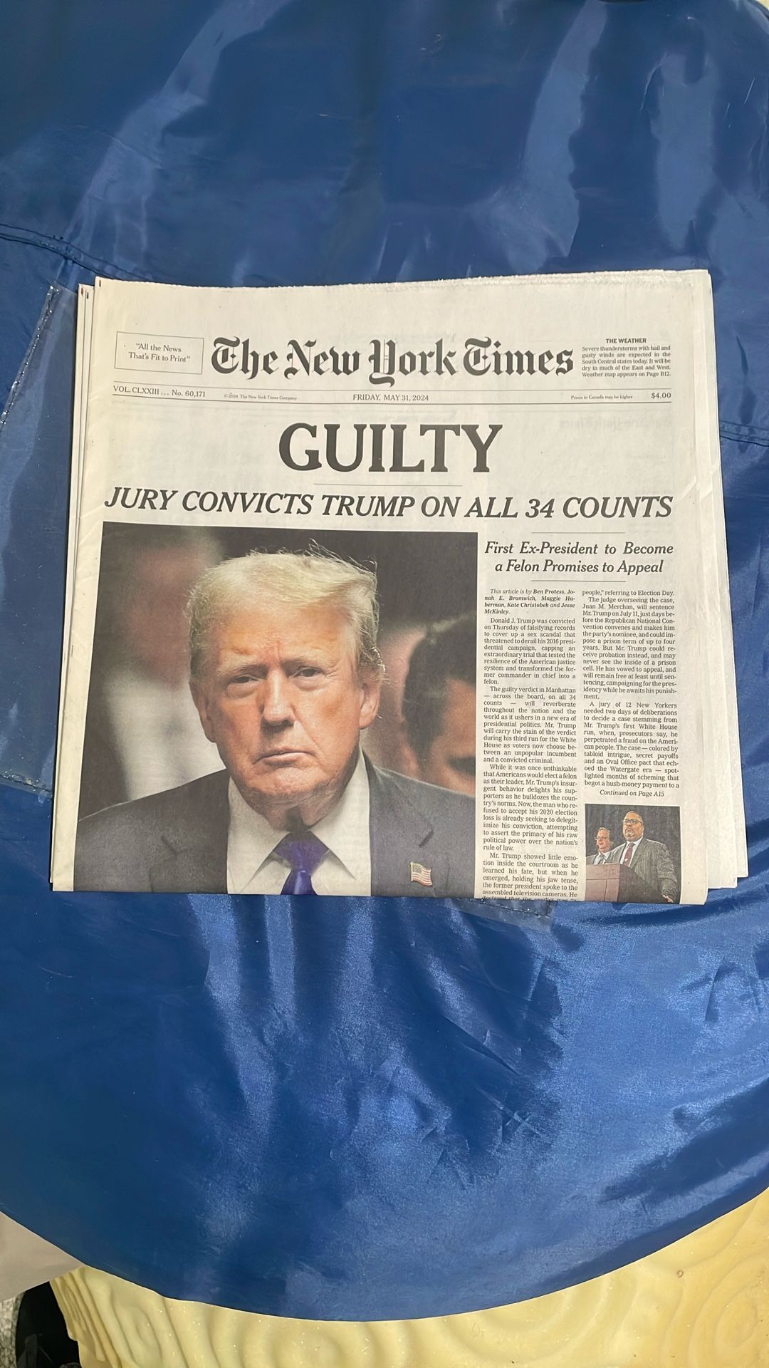 Trump Guilty NYT