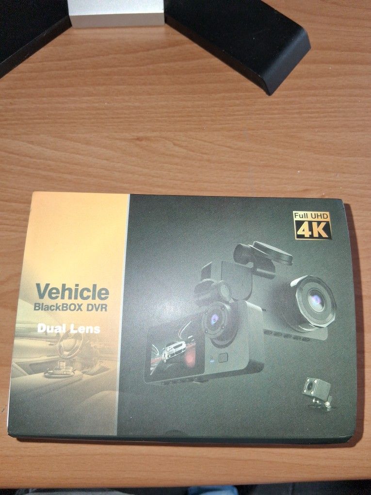 Dash Cam Car Dual Lens Front/Rear/Inside Video Recorder Camera G-sensor Full UHD 4K