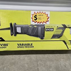 New 12amp Ryobi corded reciprocating saw / sawzall