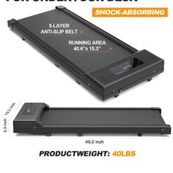 Under Desk Treadmill + Mat