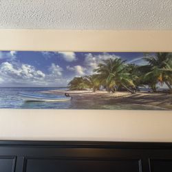 Island Photo Large Canvas 