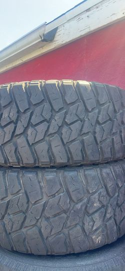 2 TIRES 33X12.50R22 M/T WITH GREAT TIRE LIFE LEFT